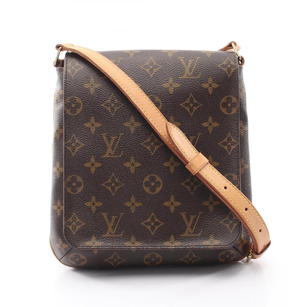 Louis Vuitton Musette Salsa Long Strap Shoulder Bag Canvas Leather Monogram